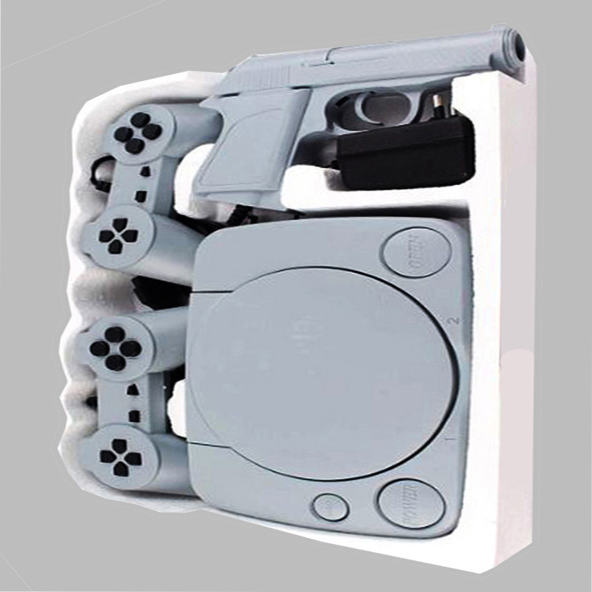 lightgaming 8BIT 2cassette TV Classic video game console with in-built game 1 cassette NA GB with 30 to 40 games in built ,with 2 cassette image 1
