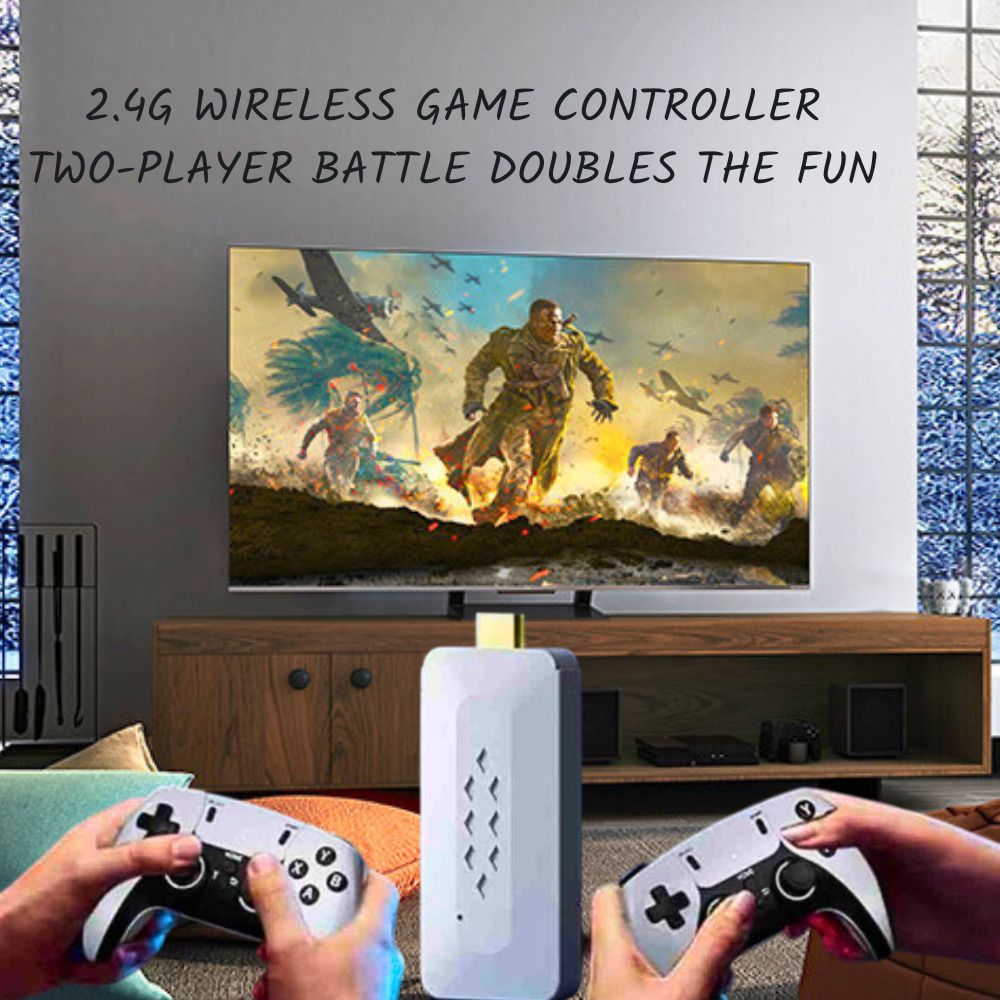 GROZA M22 Games 30000+ with 2 Wireless Controllers Game Stick Retro Video Game Console 30000+ Game GB with 30000+ Game,GTA,God of War, Tekken 6, Mario Contra , Street Fighter, Retro Games-image-35