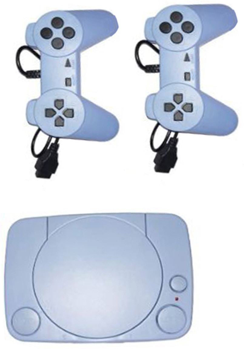 lightgaming inbuilt game Best Multiplr Tv Video Classic console 8bit with 8BIT 2cassette NA GB with 30 to 40 games in built ,with 2 cassette image 1