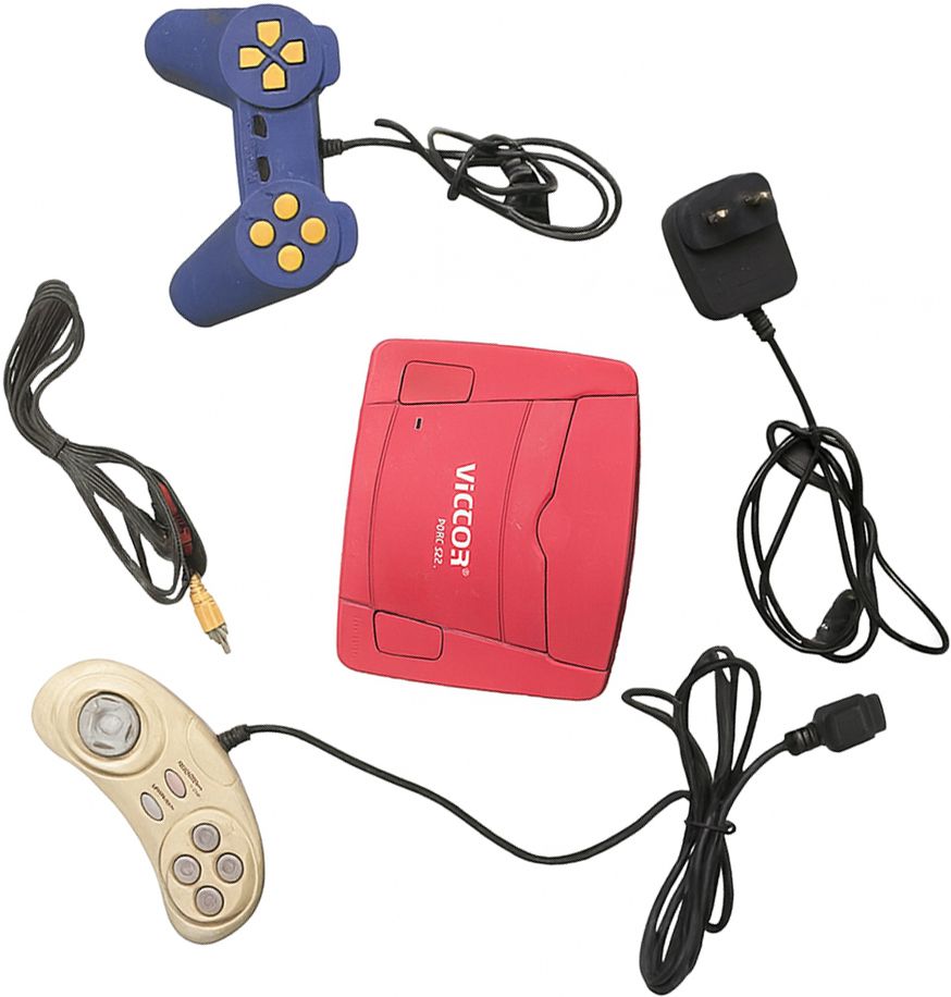 Clubics Fully Working Condition with Minor Scratches Victor Video 8bit TV Game Console na GB with Contra, Super Mario Bros-picture-23