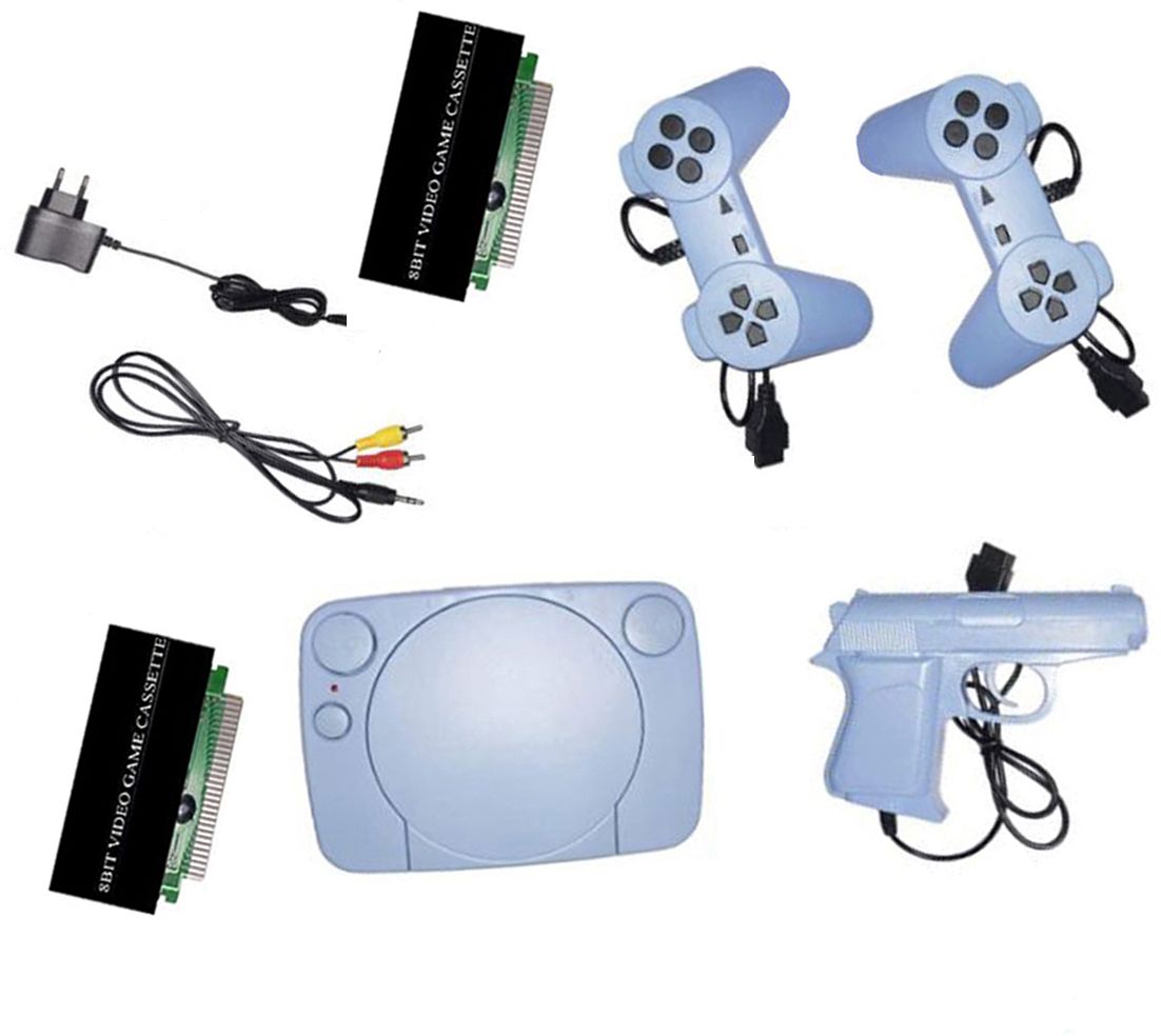 NOWAIT 94 Classic TV Game Console Inbuilt Game Contra, Super Mario Bros with 2 Cassette NA GB with Contra, Super Mario Bros, F1 Race, Cricket Game-image-12