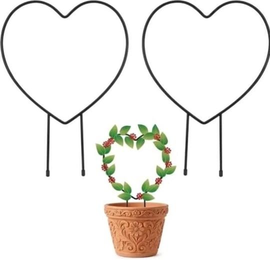 sm crafts Heart Plant Stalk 2 Pcs Garden Gnome-picture-32