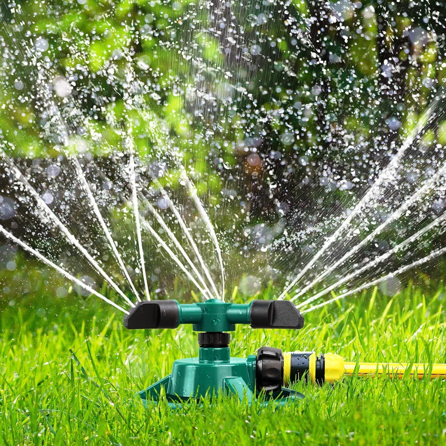trendora Garden Sprinkler 360 Rotating Water Sprinkler for Irrigation & Agriculture 1 L Hose-end Sprayer-picture-11