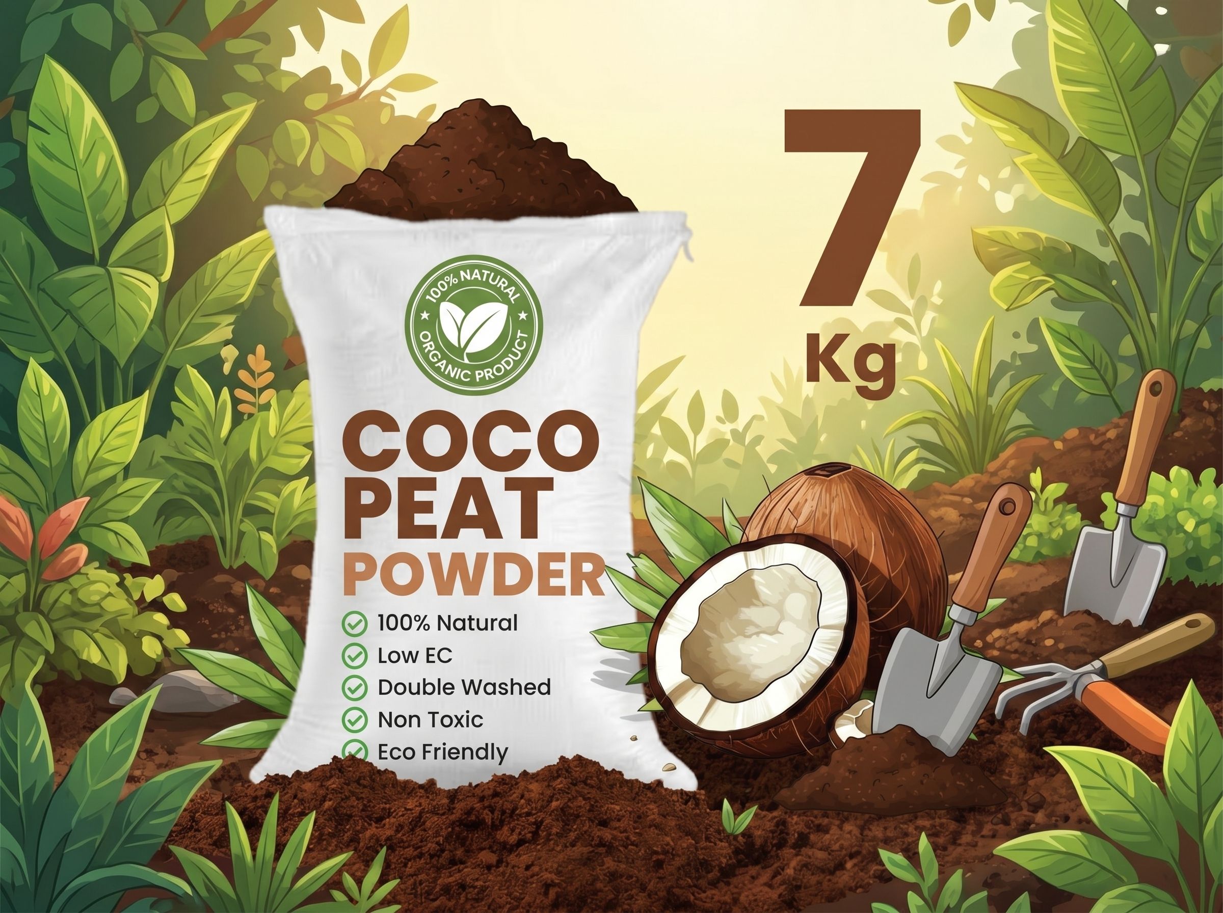 terrads cocopeat powder 7kg Garden Gnome-picture-18
