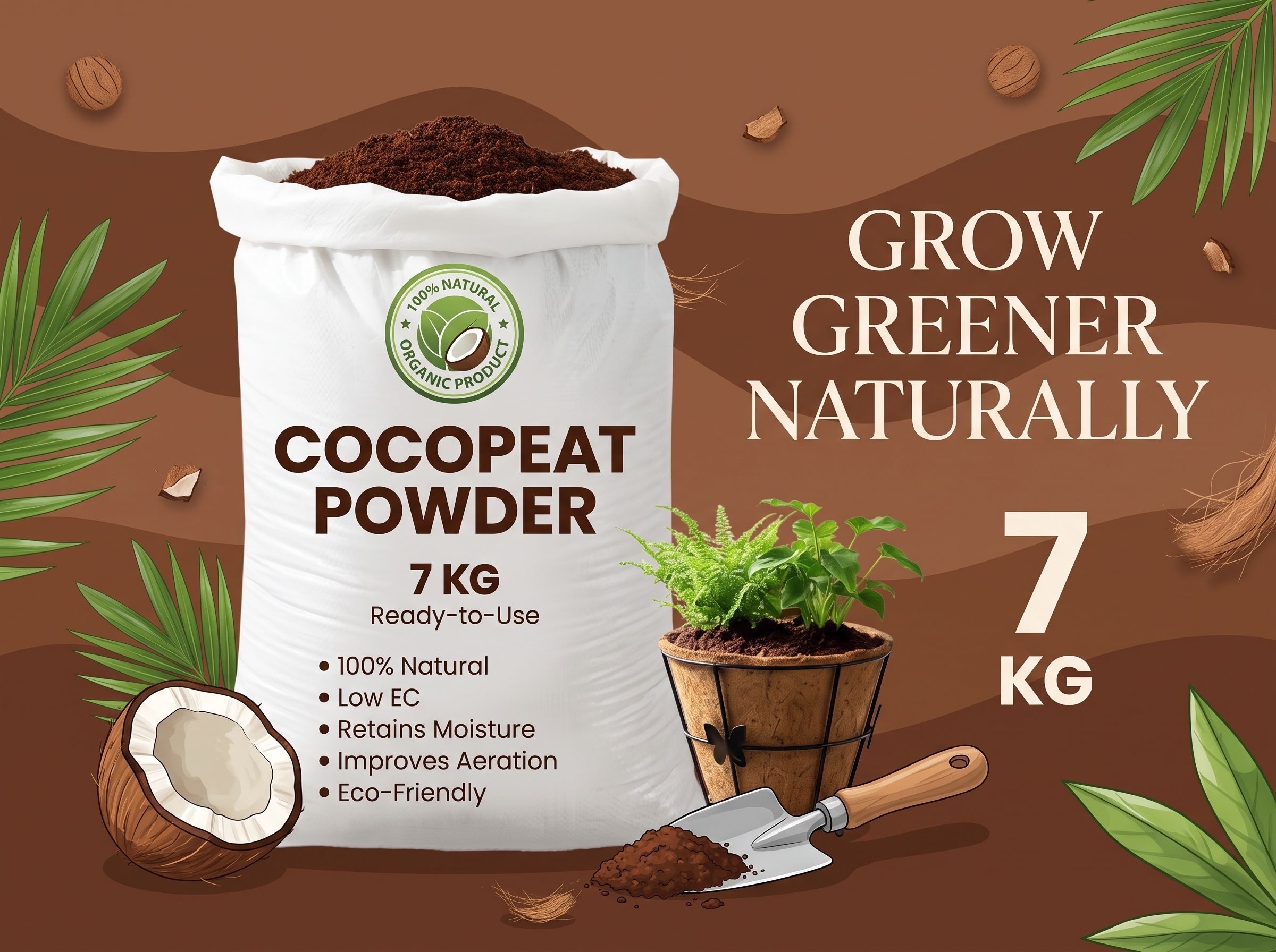 terrads cocopeat powder 7kg Garden Gnome-picture-10
