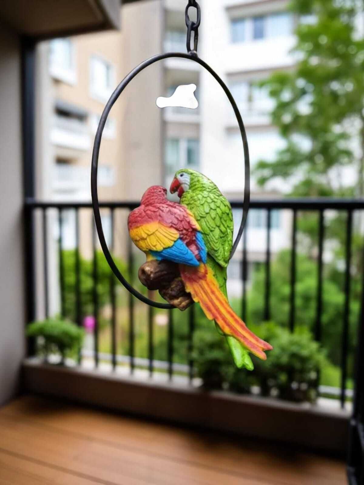 lumacraft Parrot Myna Ring Hanging Best for home & gardening Garden Gnome-picture-26