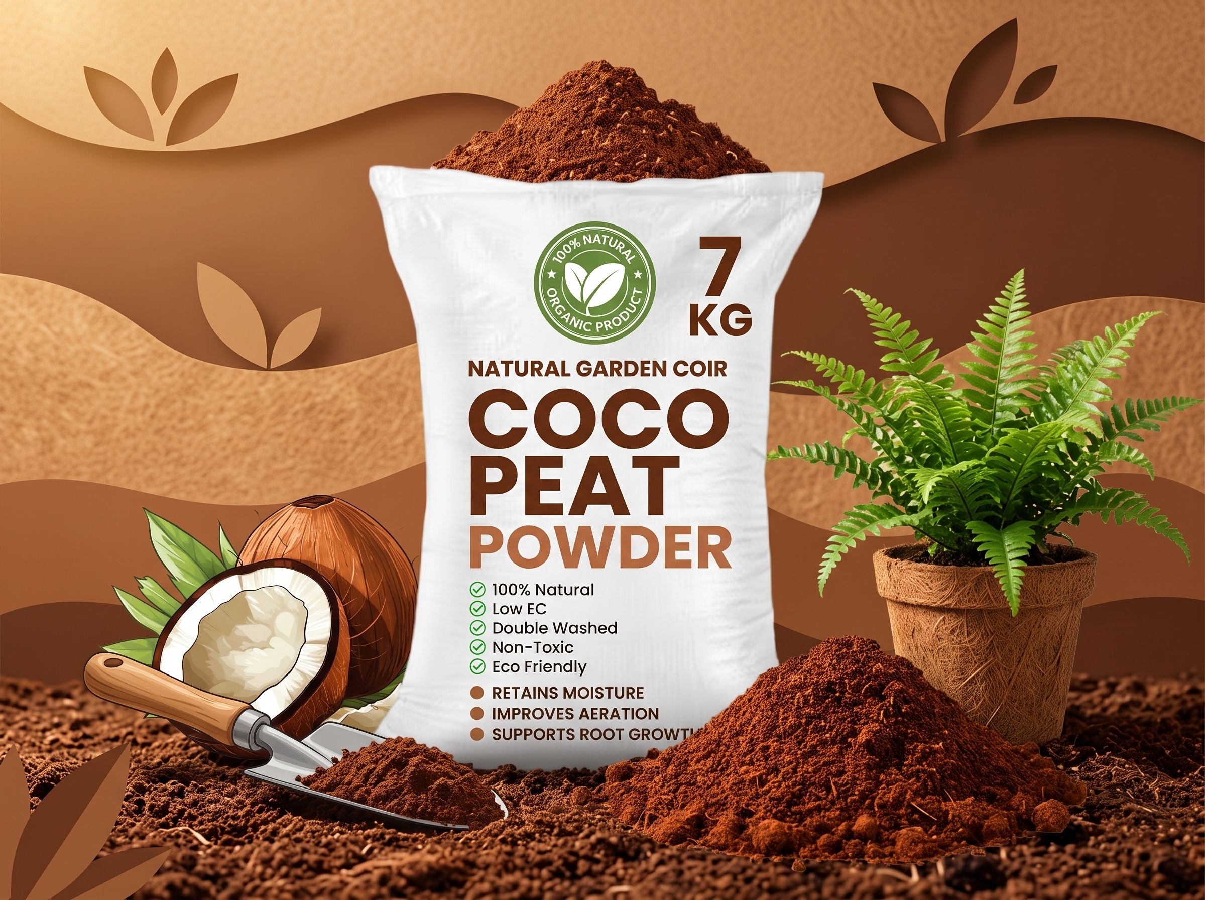 terrads cocopeat powder 7kg Garden Gnome-picture-47