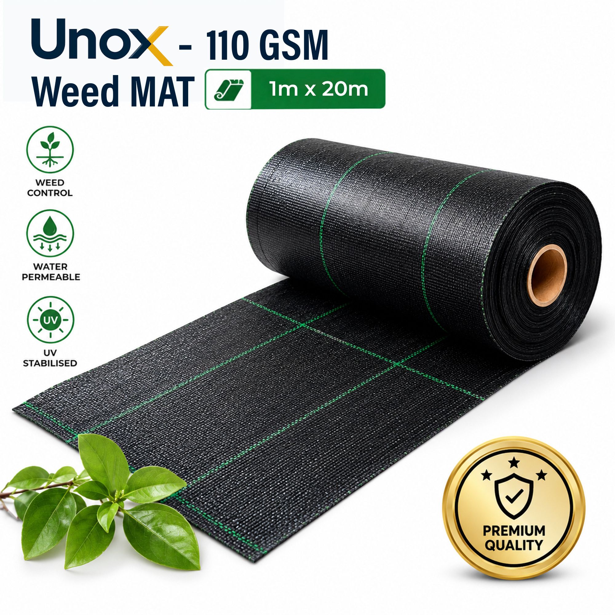 Weedmat_1m x 20m 110 GSM Garden Mulch-image-4