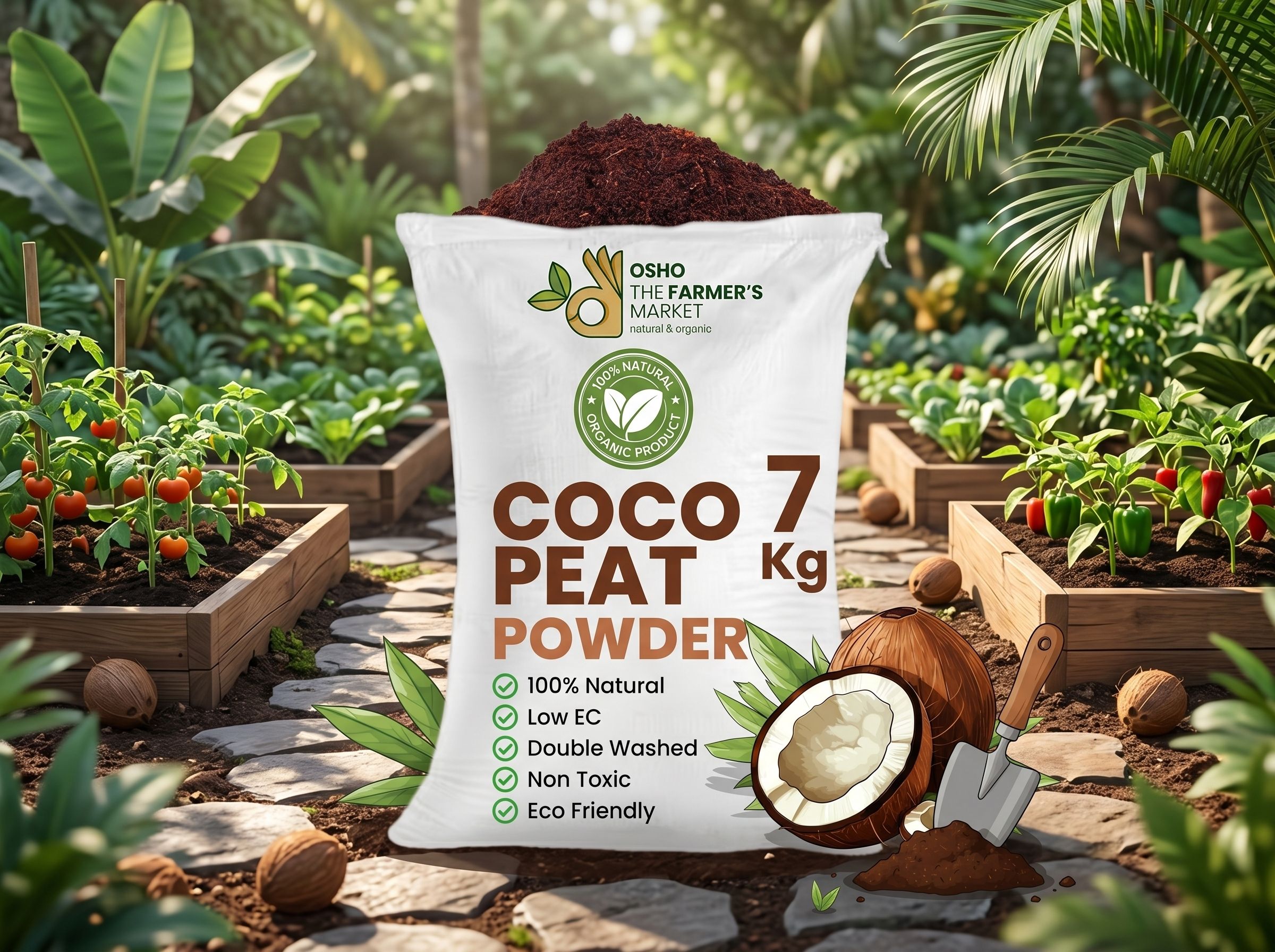 terrads cocopeat powder 7kg Garden Gnome-picture-46