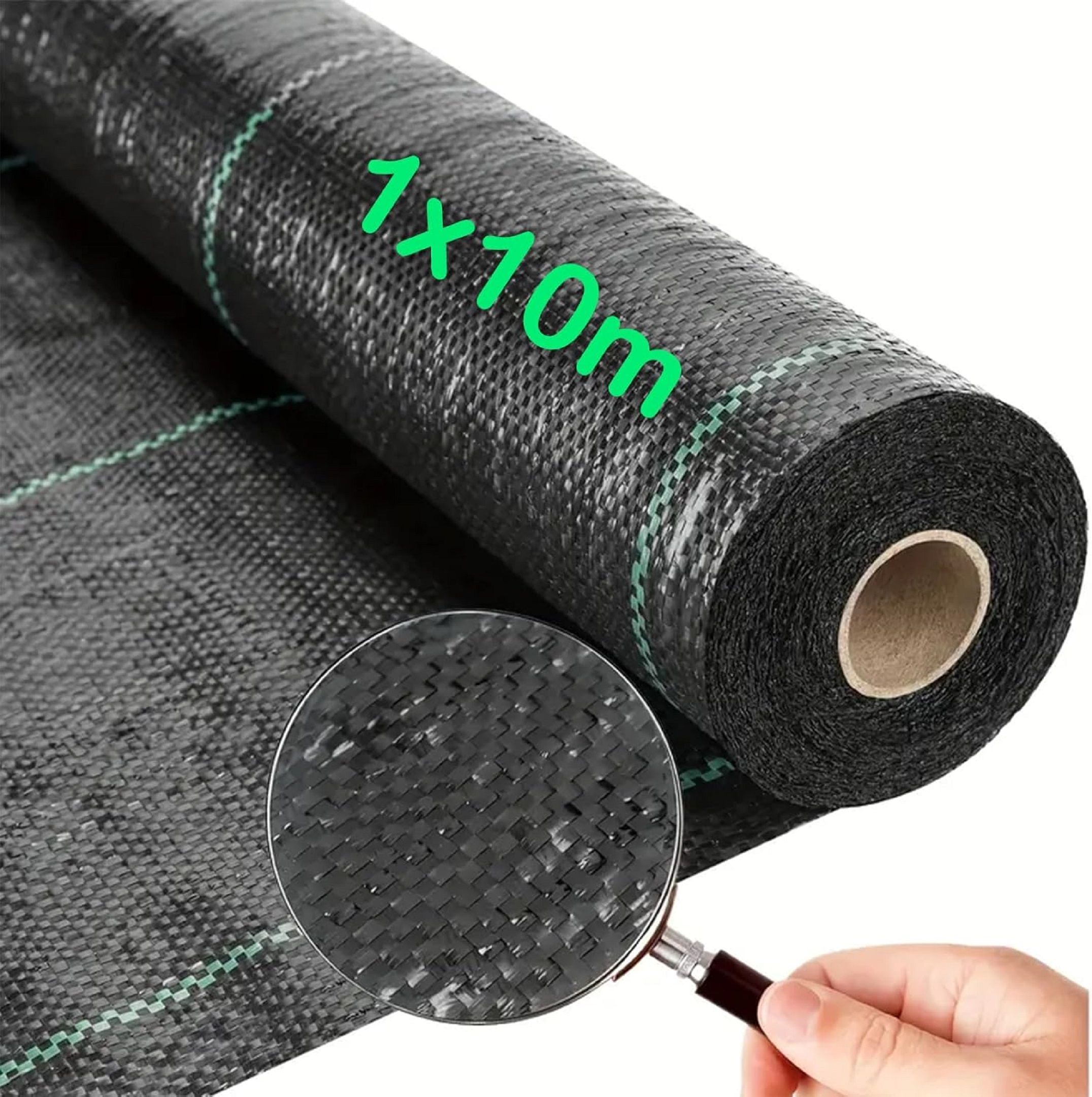 Weed Mat 1X10 Meter 110 GSM Garden Weed Fabric Heavy-Duty Weed Barrier Garden Tool Kit