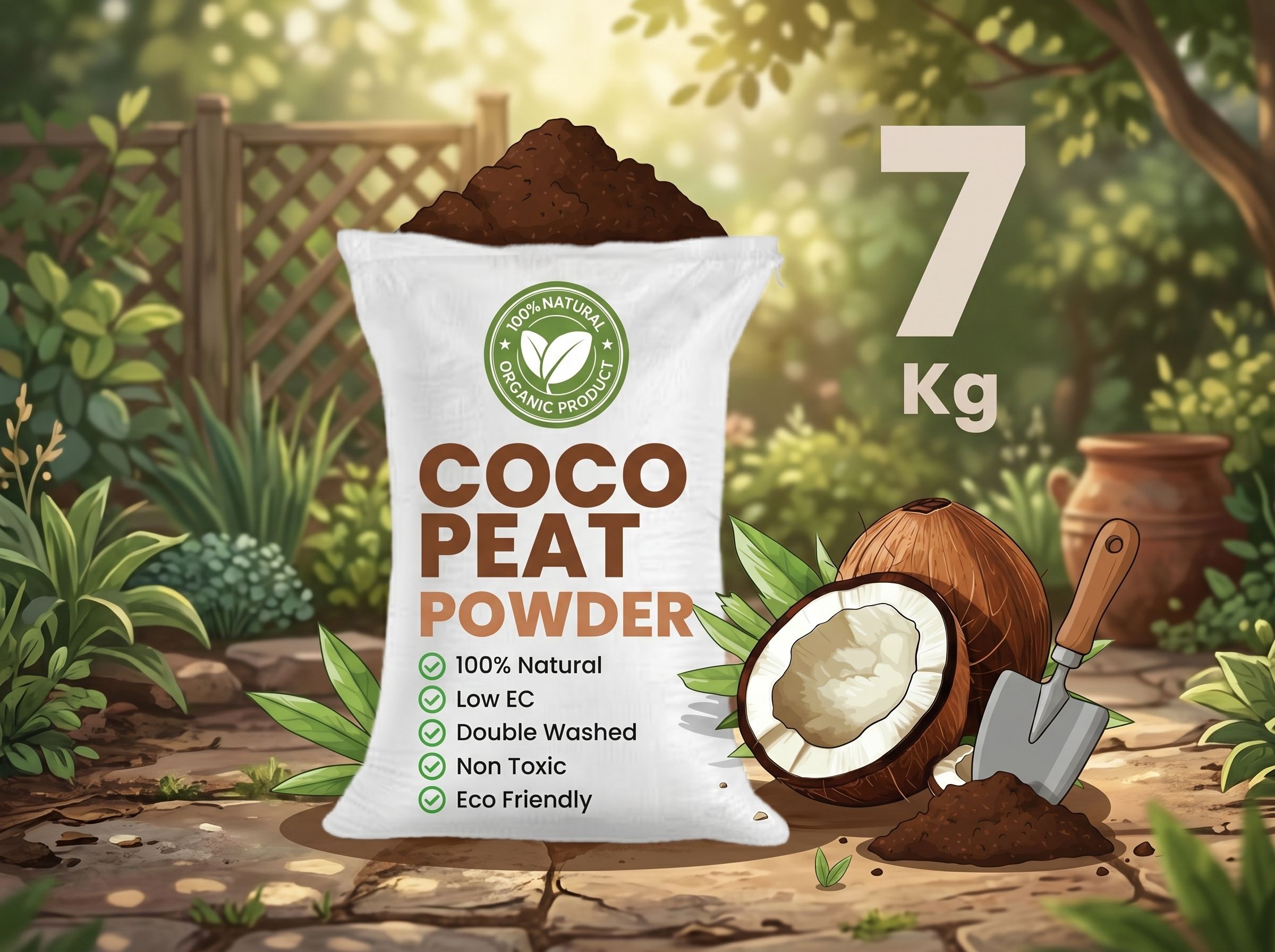 terrads cocopeat powder 7kg Garden Gnome-picture-45
