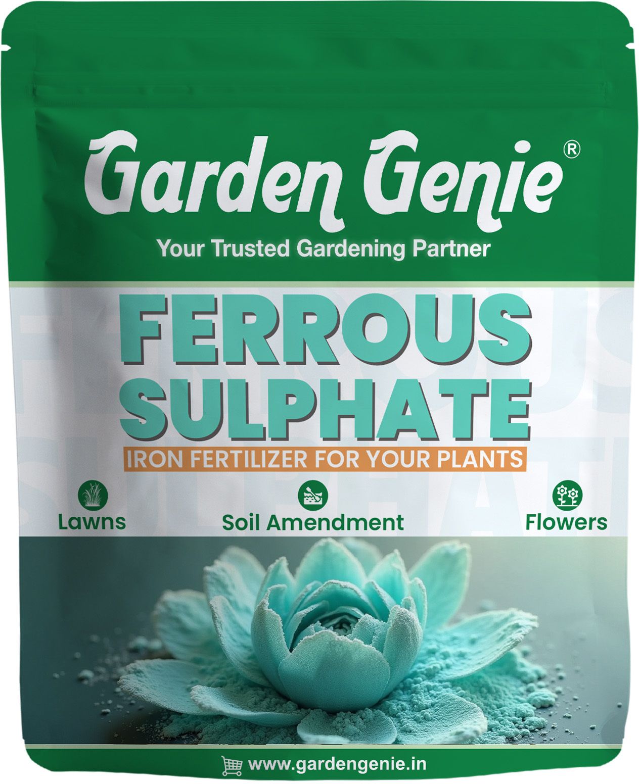Ferrous Sulphate For Plants | Iron-Rich Micronutrient Supplement Garden Mulch-image-9