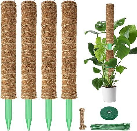 Moss Pole 4 pcs Garden Mulch