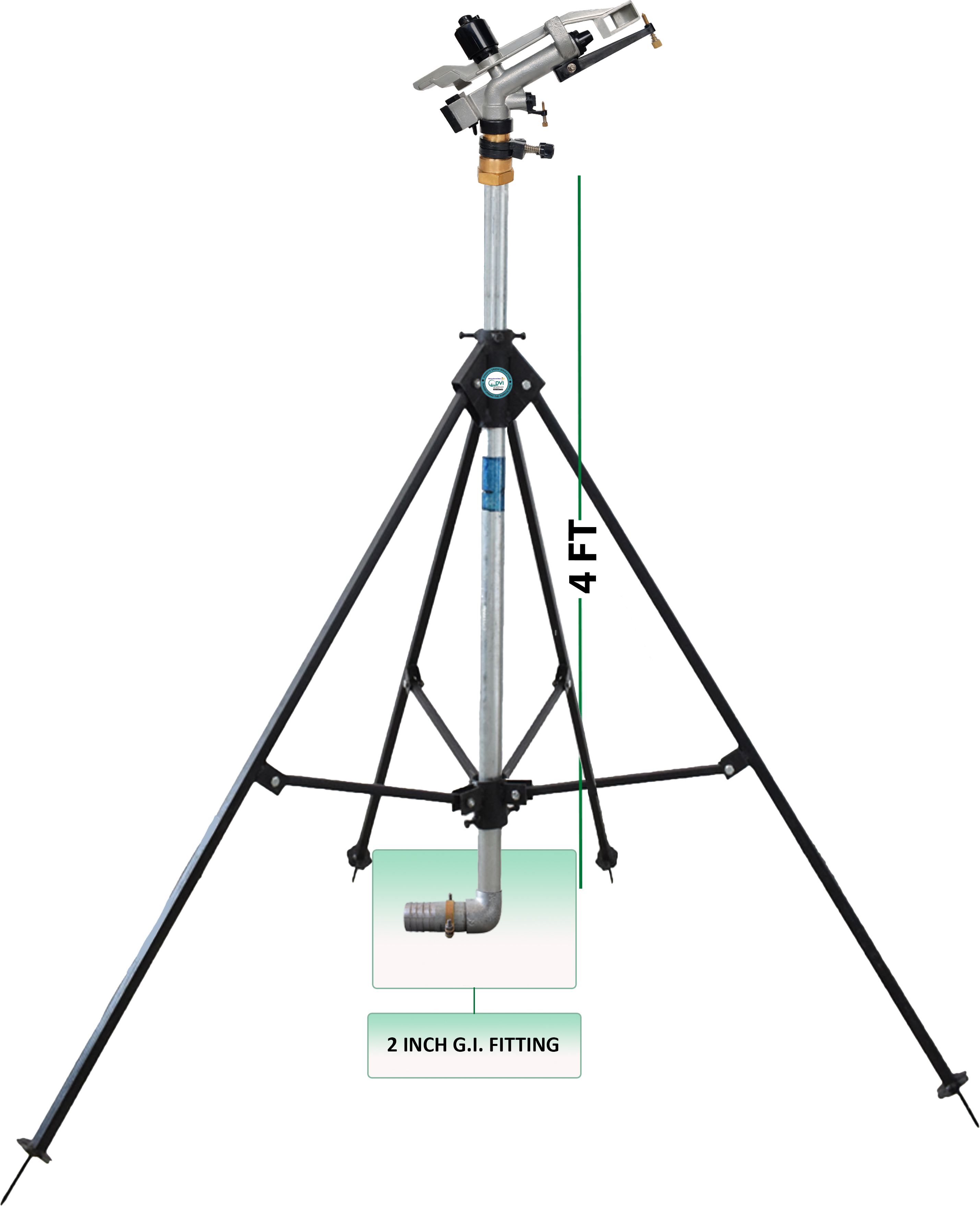 dvi 40G Metal Raingun Complete Set With 4ft Riser Pipe With GI Type 2 INCH Adapter 0 L Tank Sprayer-picture-26