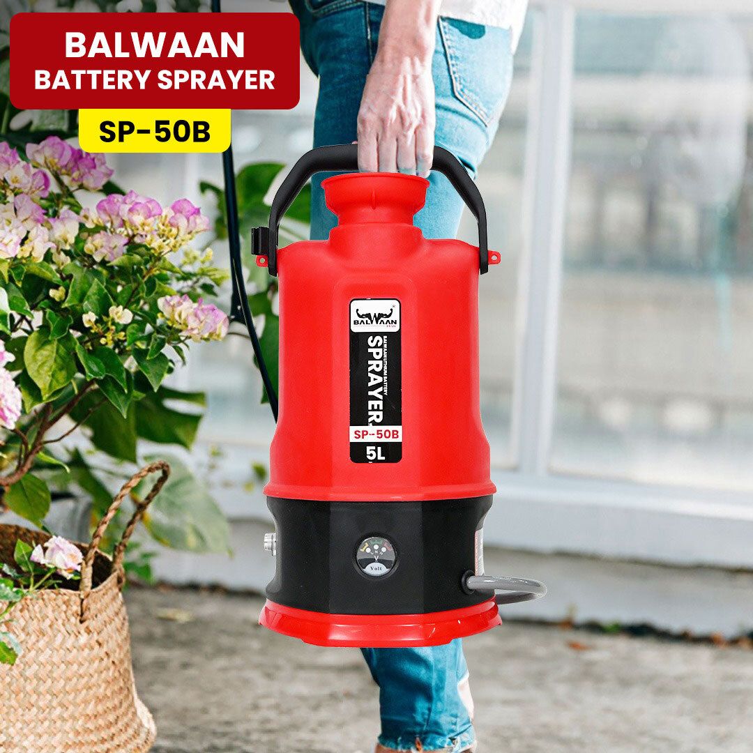 Li-Ion Battery Sprayer SP-50B 5L 12V Single Motor for Gardening & Sanitization 5 L Tank Sprayer-image-16
