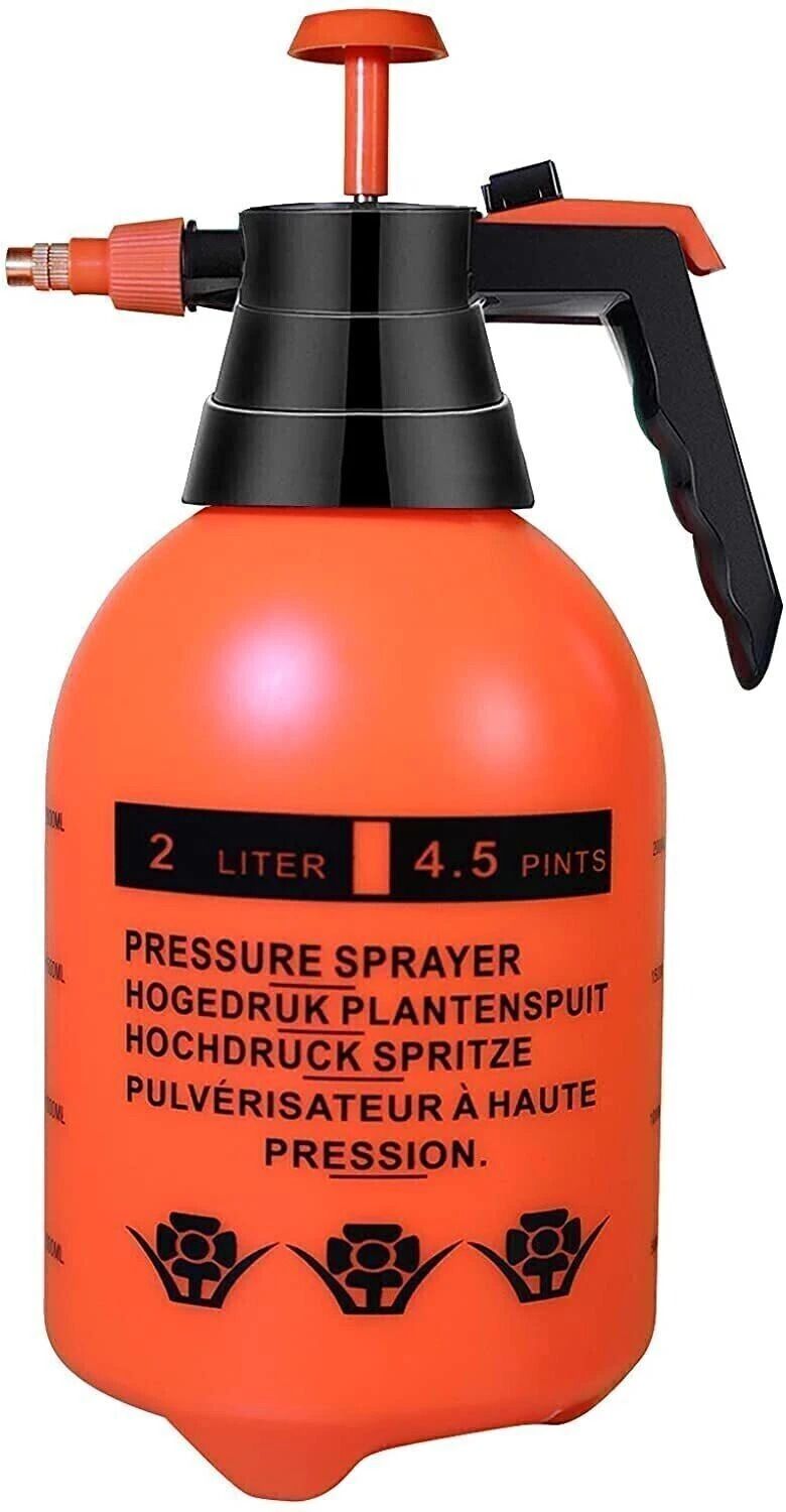 Garden Pump Pressure Sprayer with Adjustable Nozzle| Lawn Sprinkler | Water Mister | Spray Bottle for Herbicides, Pesticides, Fertilizers, Car Washing, Plants Flowers 2 Liter Capacity 2 L Hand Held Sprayer-image-21
