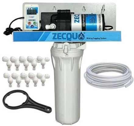 foger mist cooling fogger system 25mtr Setup for Home Garden Outdoor Dairy Farm 100 L Hose-end Sprayer-image-5