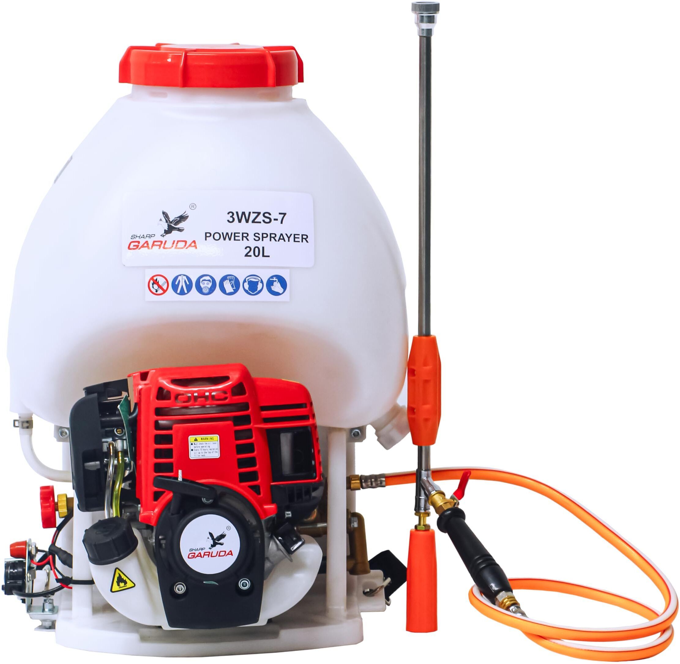 20L Power Sprayer - 4Stroke 36cc Petrol Engine Agricultural Spraying Machine 20 L Backpack Sprayer-image-40