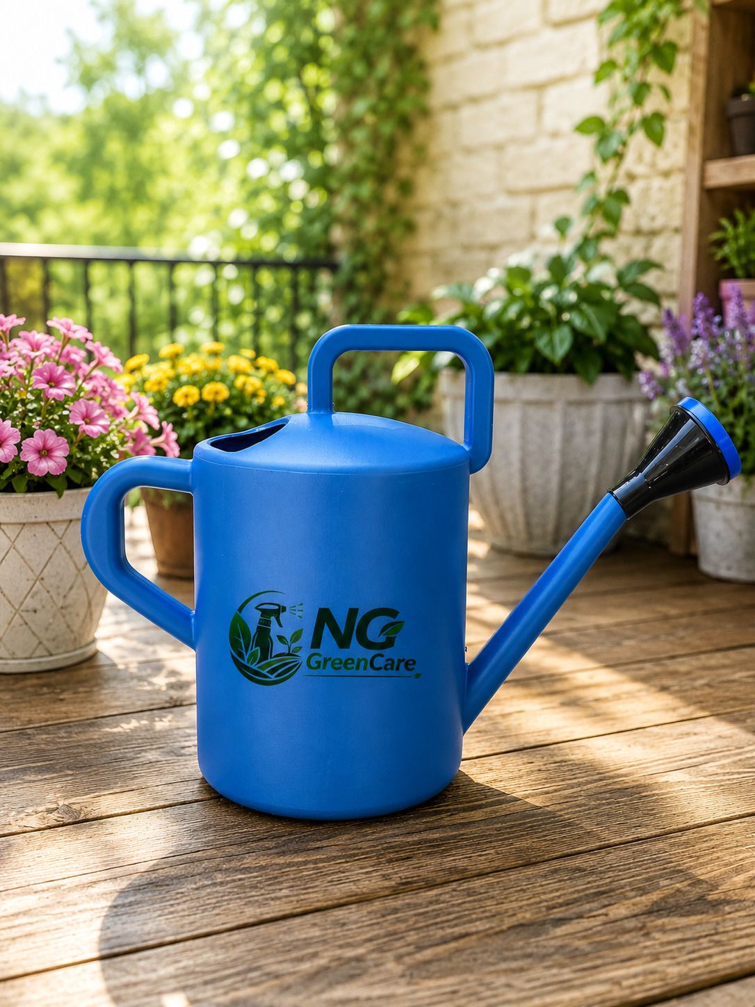 ng greencare PLASTIC WATERING CAN FOR PLANT 5L WITH LONG SPOUT 5 L Hand Held Sprayer 5 L Water Cane-picture-11