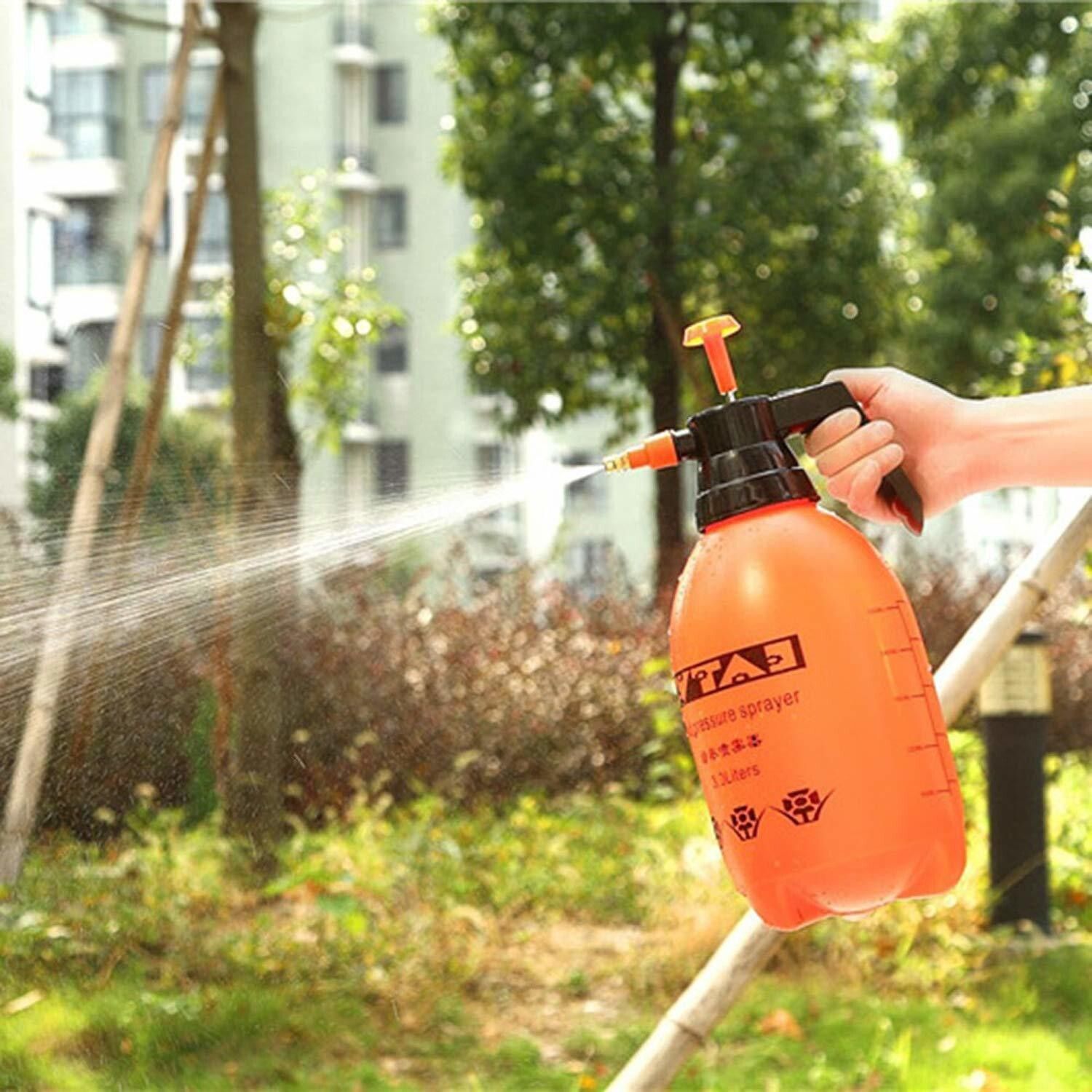mahadev Garden Pump Pressure Sprayer|Lawn Sprinkler|Water Mister|Spray Bottle for Herbicides, Pesticides, Fertilizers, Plants Flowers 2 Liter Capacity 2 L Hand Held Sprayer-picture-27