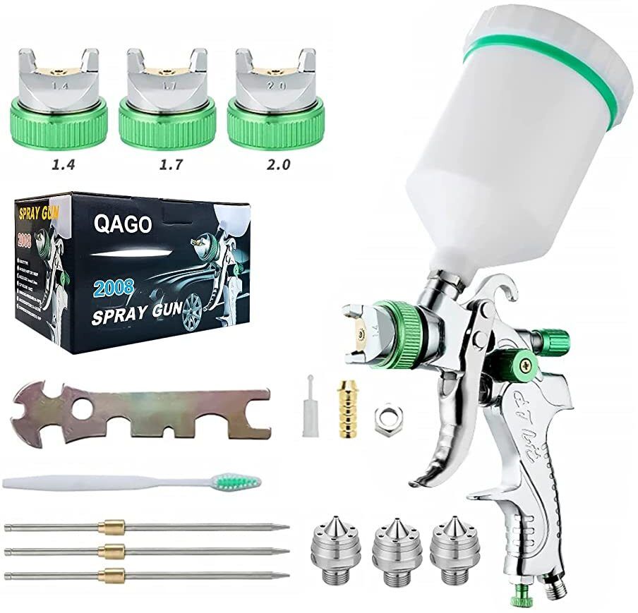 elephantboat Automotive Paint Spray Gun Spray Paint Gun with 1.4/1.7/2m 1 L Hand Held Sprayer-picture-46