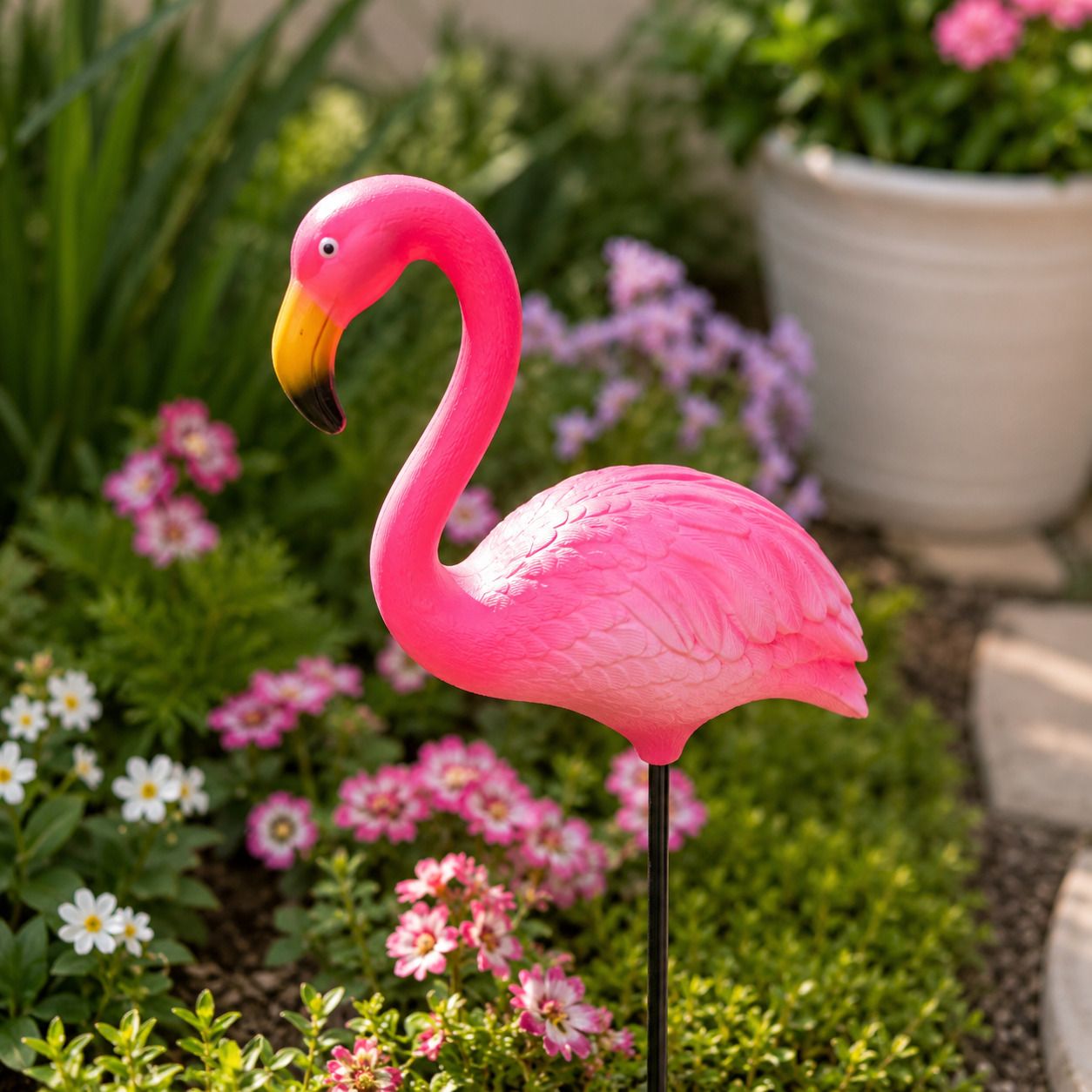little garden 100 cm Plastic Garden Stake-picture-15