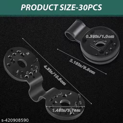 Shade Net Clips 40, Green Net, Heavy Duty Plastic Net Gripper Clips NB10 Garden Tool Kit-image-11