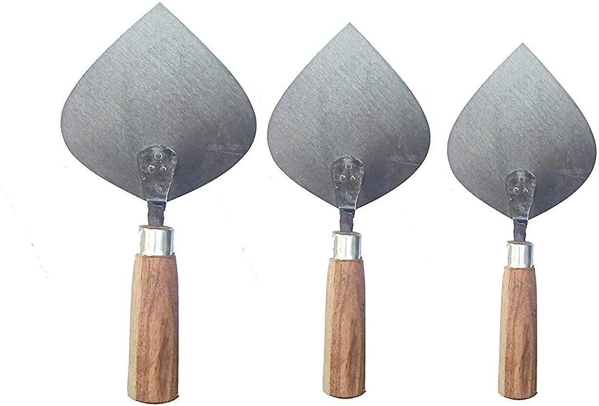 sage Tools Set of 3 Karni/Kanni (Small, Medium, Large) | Karni Tools for Plaster Garden Tool Kit-picture-5