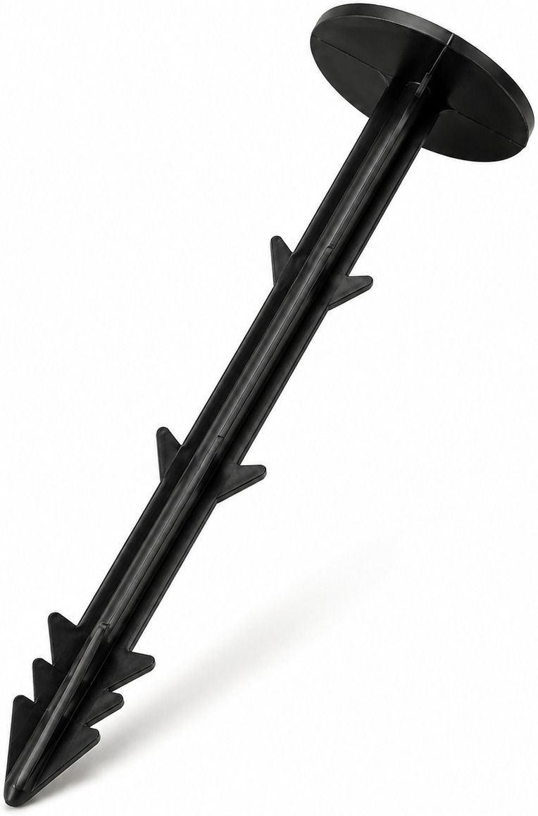 allions 6-Inch Garden Lawn Stakes Heavy Duty Landscape Anchor Pegs for Weed Mat/Mulch Garden Tool Kit-picture-18