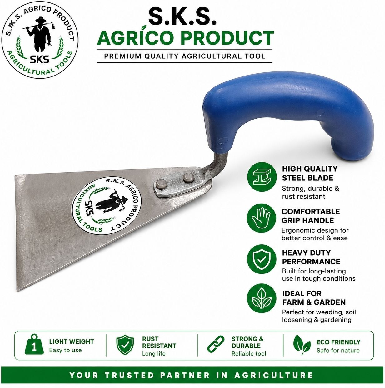 202 STAINLESS STEEL KHURPI ( Trowel ) Premium Garden Hand Tool fer Gardening Garden Tool Kit-image-40