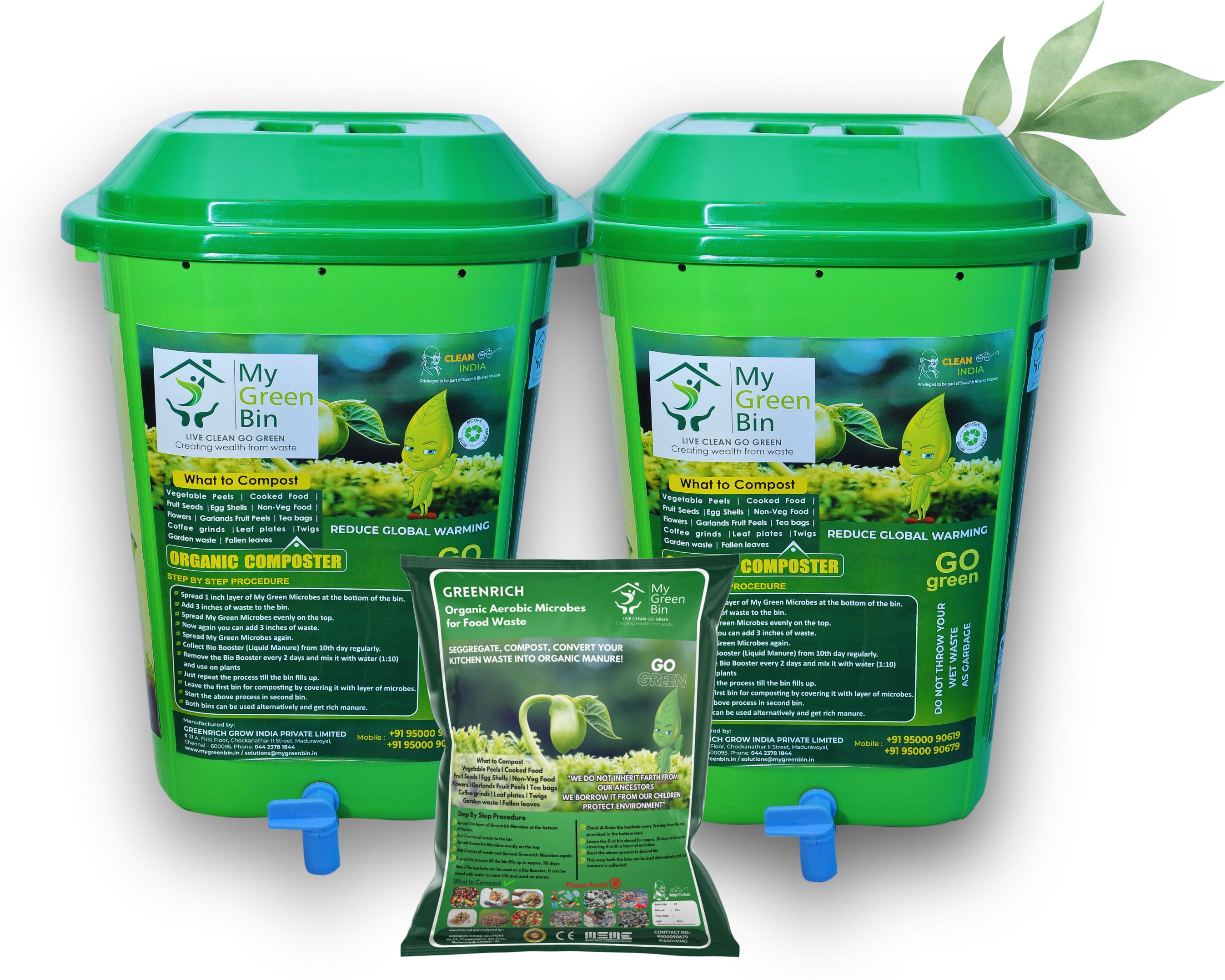 GRC 25 HOME COMPOSTER SET Garden Tool Kit-image-21