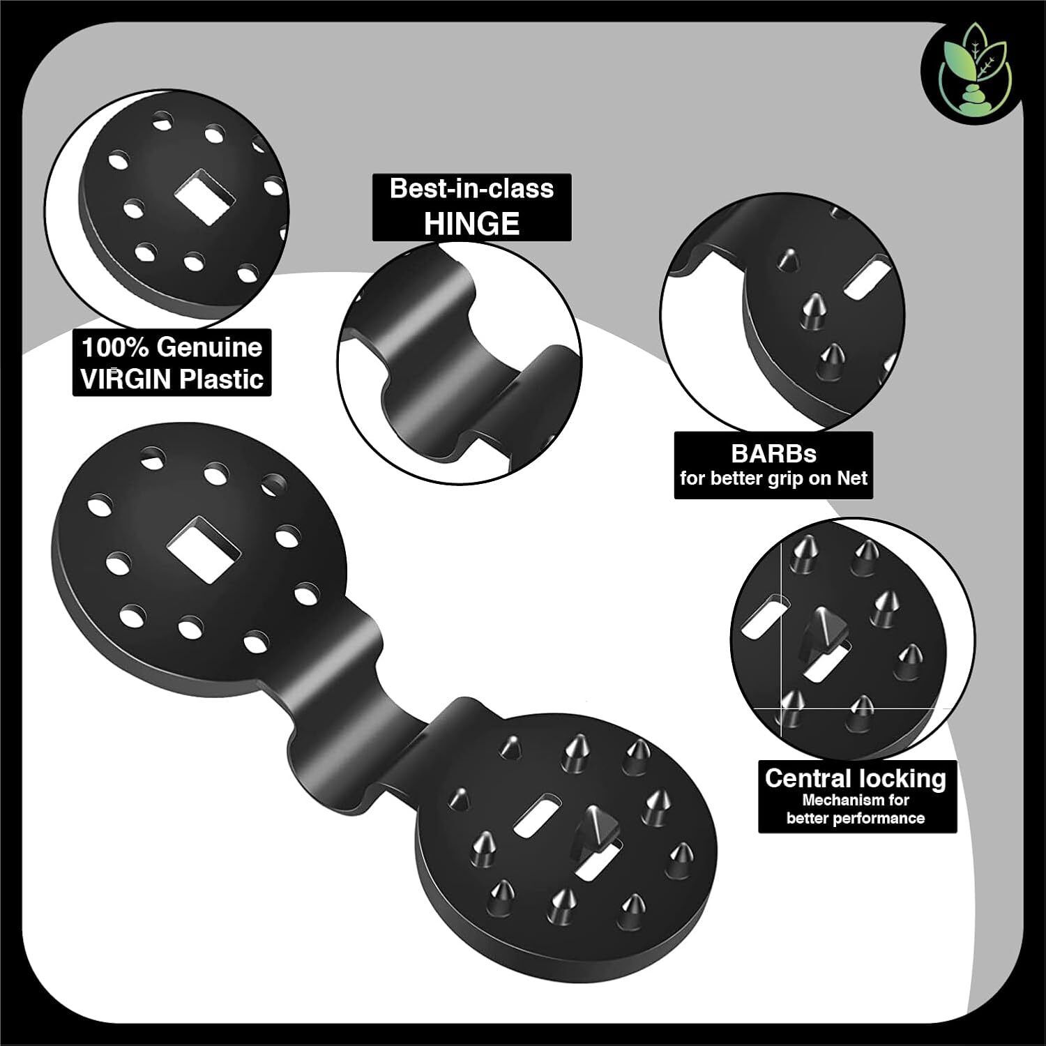 wairit New Shade Cloth Plastic Clips Greenhouse Shade Cloth Fix Clamp W30 Garden Tool Kit-picture-24
