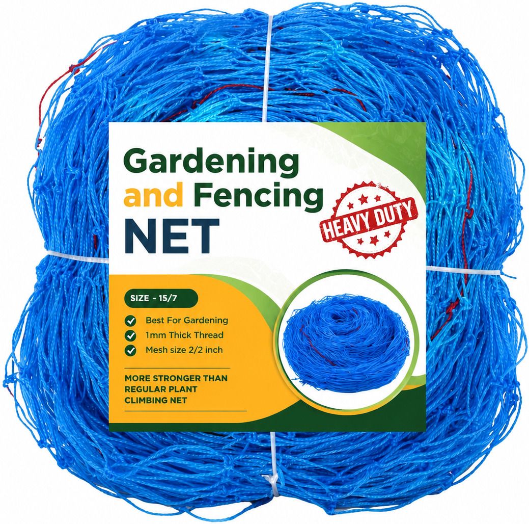 agroxtm Heavy-Duty Plant 7x15Ft Climbing Net Creeper Vegetable Support Garden Kit Garden Tool Kit-picture-21