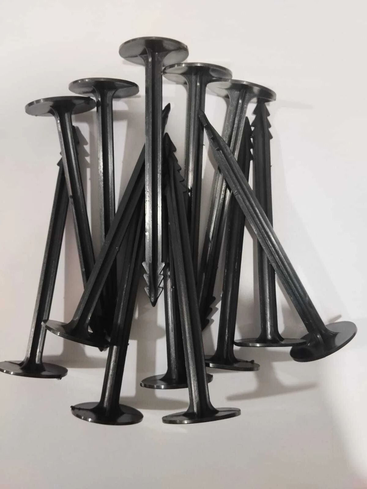 Black Plastic Weed mat/Mulch Nail Gardening Fixing Tools Anti-UV Plastic Staples Garden Tool Kit