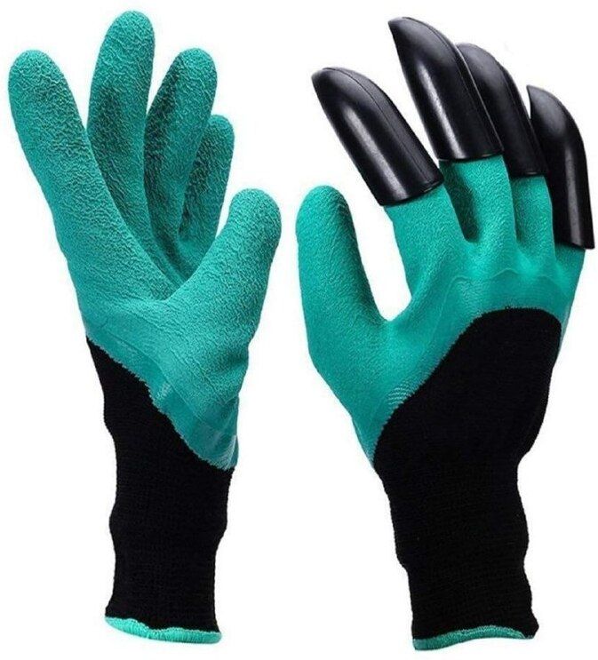 atiramaniya Waterproof Gardening Gloves with Claws Heavy Duty Digging & Planting| Gardening Shoulder Glove-picture-25
