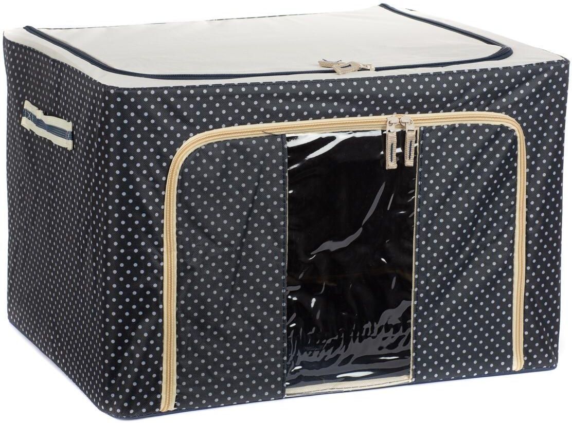 prakhar Cloth Oraganizer Box | BL1C2 | 66 Liter | Garment Storage Bag Polyester Laundry Bag-picture-47