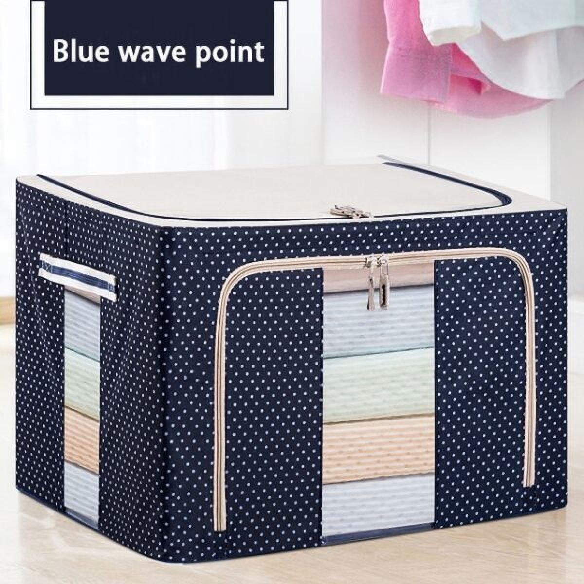 prakhar Foldable Storage Box | BL1G2 | 66 Liter | Carry Handles Polyester Laundry Bag-picture-16