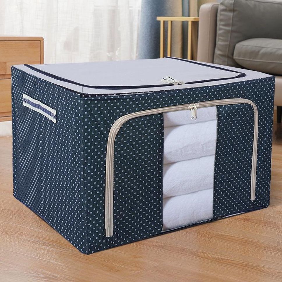 prakhar Cloth Oraganizer Box | BL1G1 | 66 Liter | Carry Handles Polyester Laundry Bag-picture-22