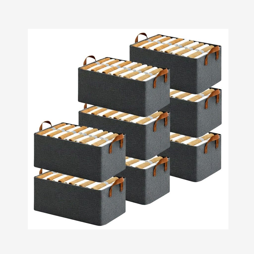 VRTREND Premium Closet Organizer Bin Organizervault Polyester Laundry Bag-image-35