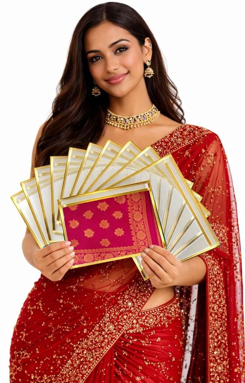 CIVONA Non-woven Saree Bags, Transparent Saree Covers With Zip-C-178 Polyester Laundry Bag-picture-27