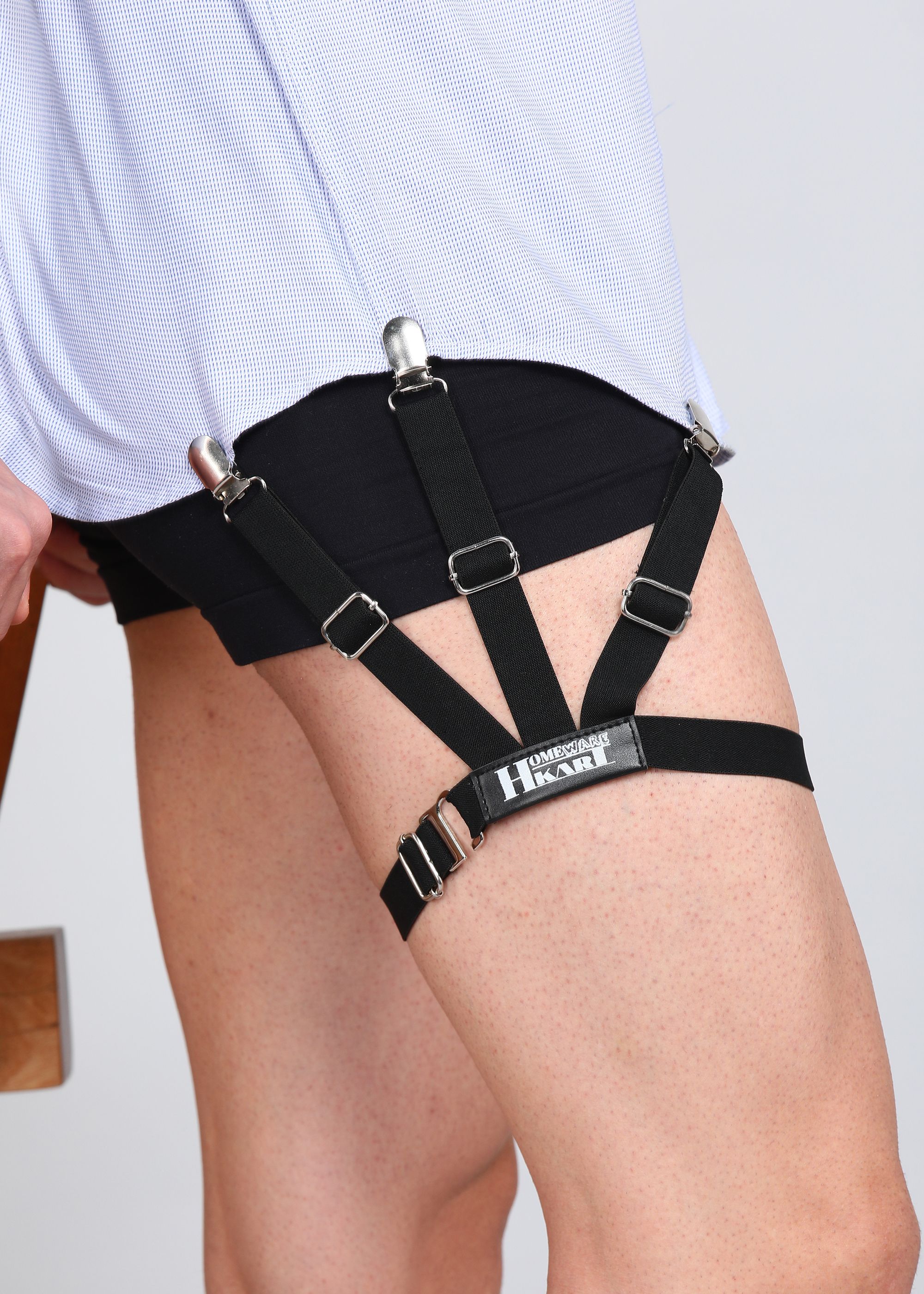 HomeWareKart Shirt Stays for Men | Adjustable Shirt Holder | Comfortable Fit, Non-Slip Garter-picture-25
