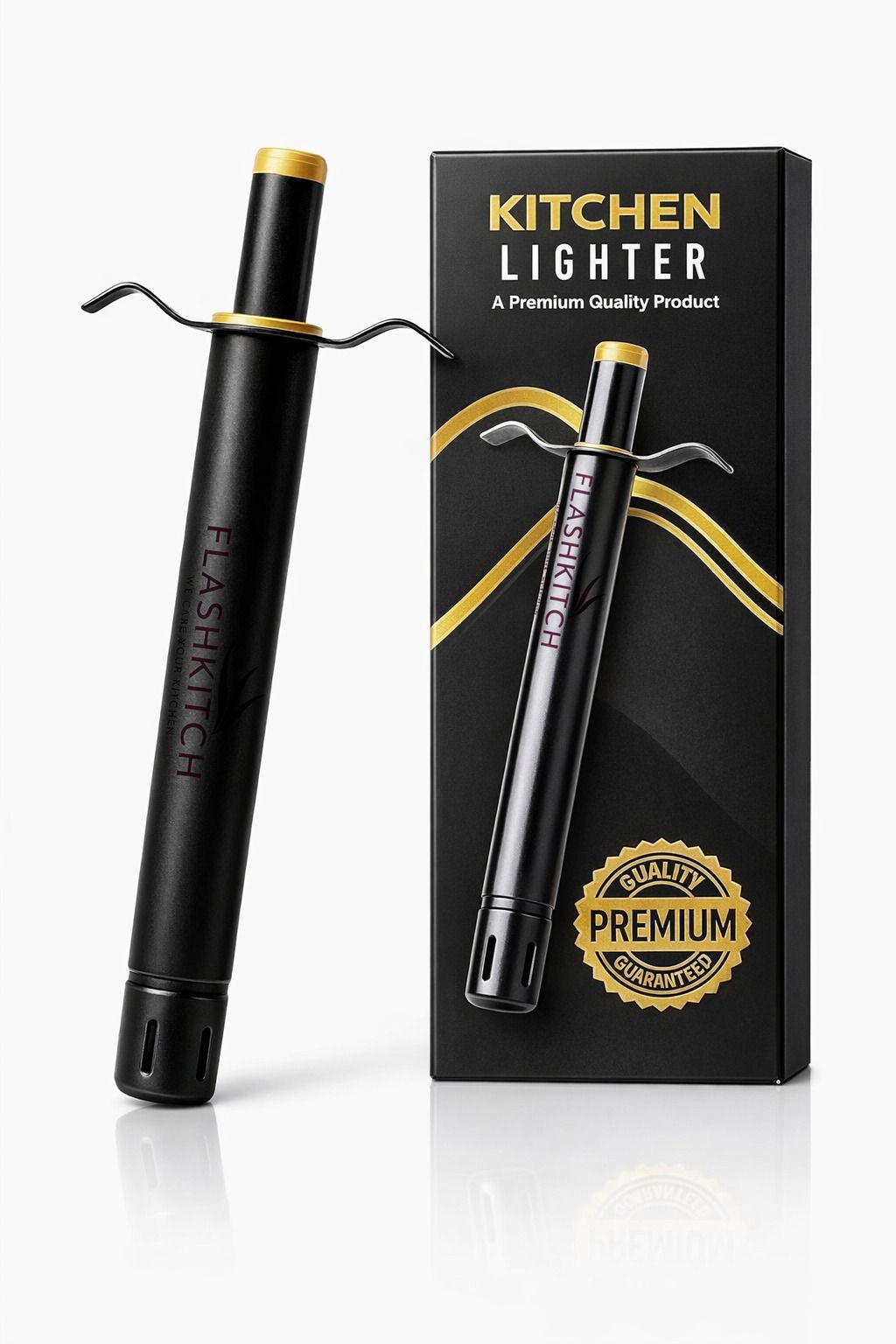 Kitchen Gas Lighter with Black Matt Finish Steel Gas Lighter Steel Gas Lighter-image-28