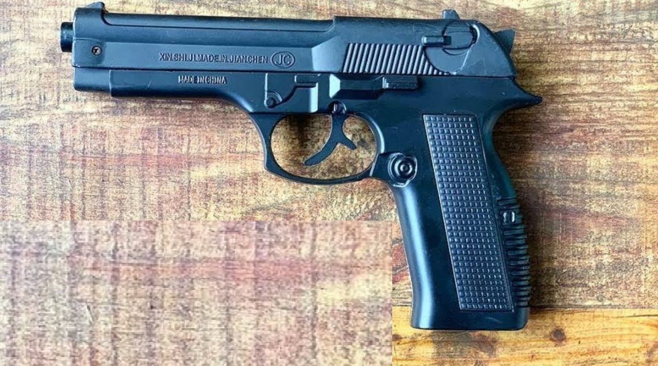 608 Gun Lighter Gun Pistol Lighter Heavy Weight Metal Body Pocket Lighter-image-3