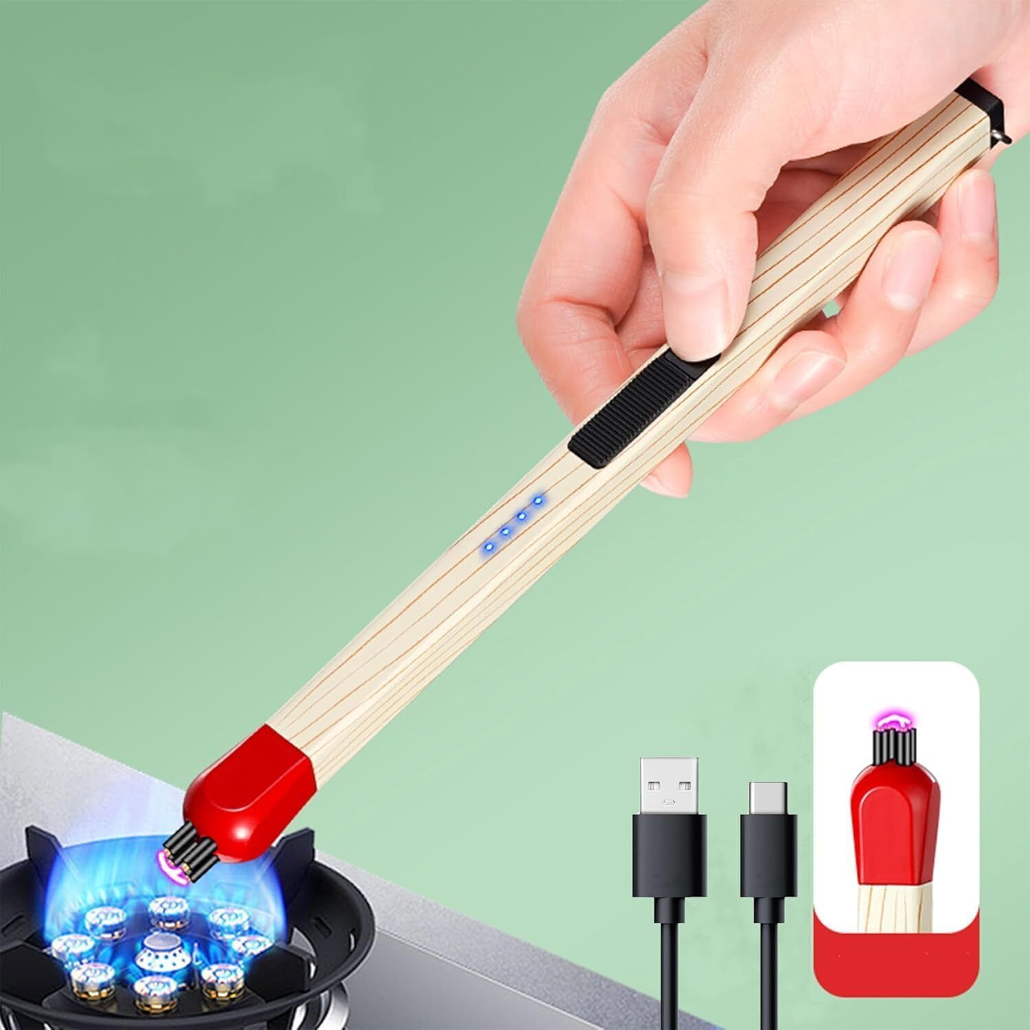 dikokiyu MSL-USB-001 Match Stick USB Lighter Pocket Lighter-picture-17
