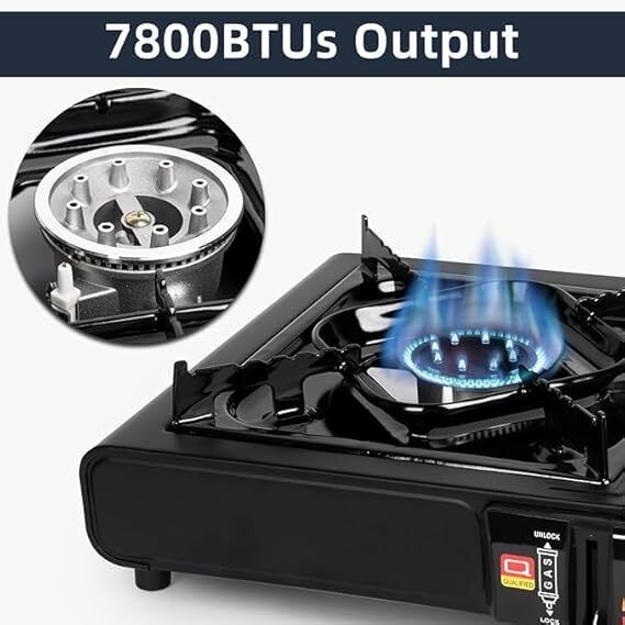 Portable Camping BIG Gas Stove Cooking Gas burner with Carrying Case for KX19 Aluminium Manual Gas Stove-image-46