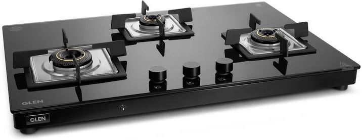 glen 3 Burner Ultra Slim LPG Gas Stove with High Efficiency Forged Brass Burners Glass Automatic Gas Stove-picture-24