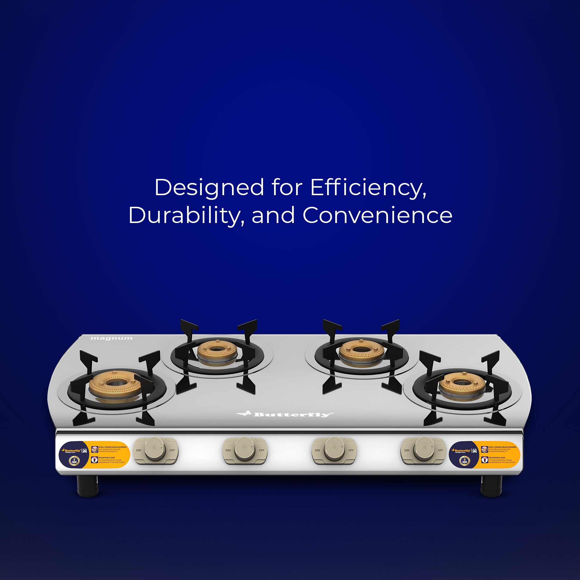 butterfly Stainless Steel Manual Gas Stove-picture-33