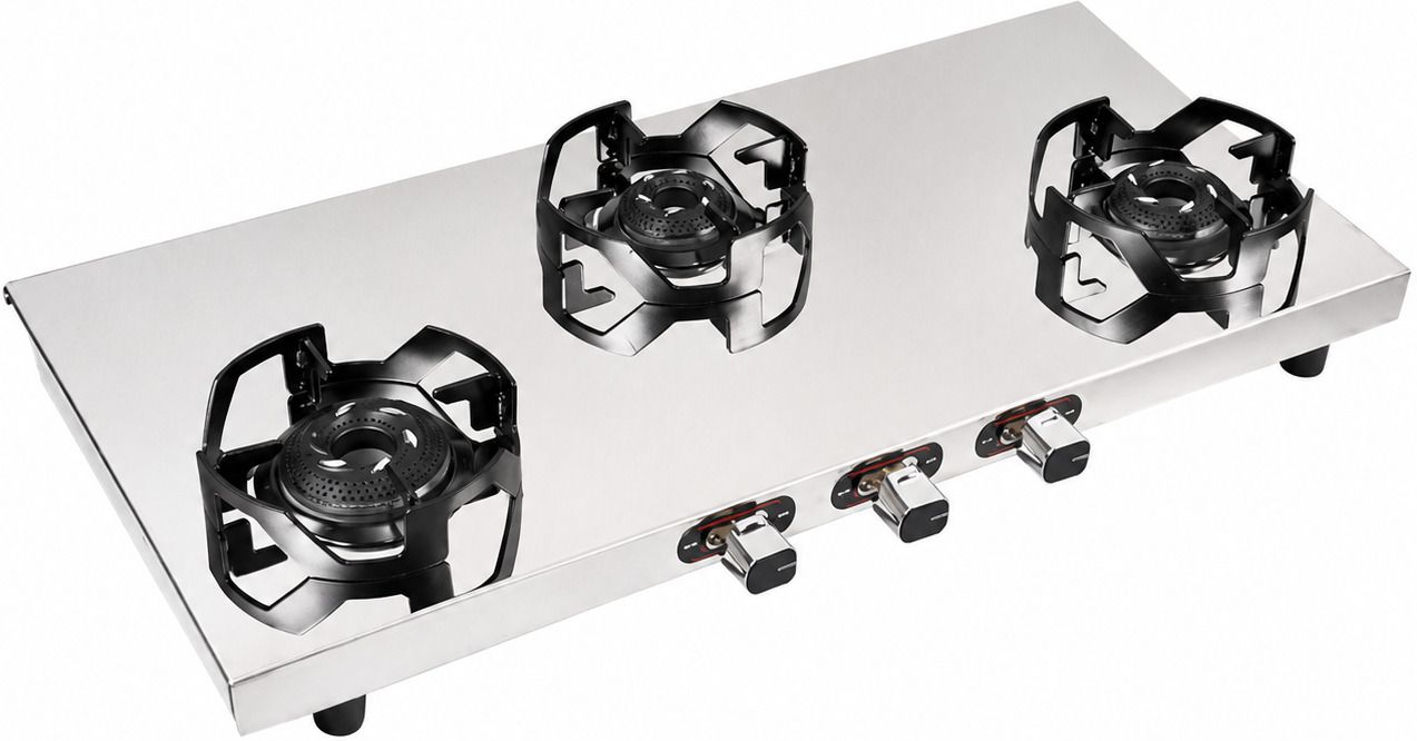 3b power ultra slim acb roller Stainless Steel Manual Gas Stove-image-6