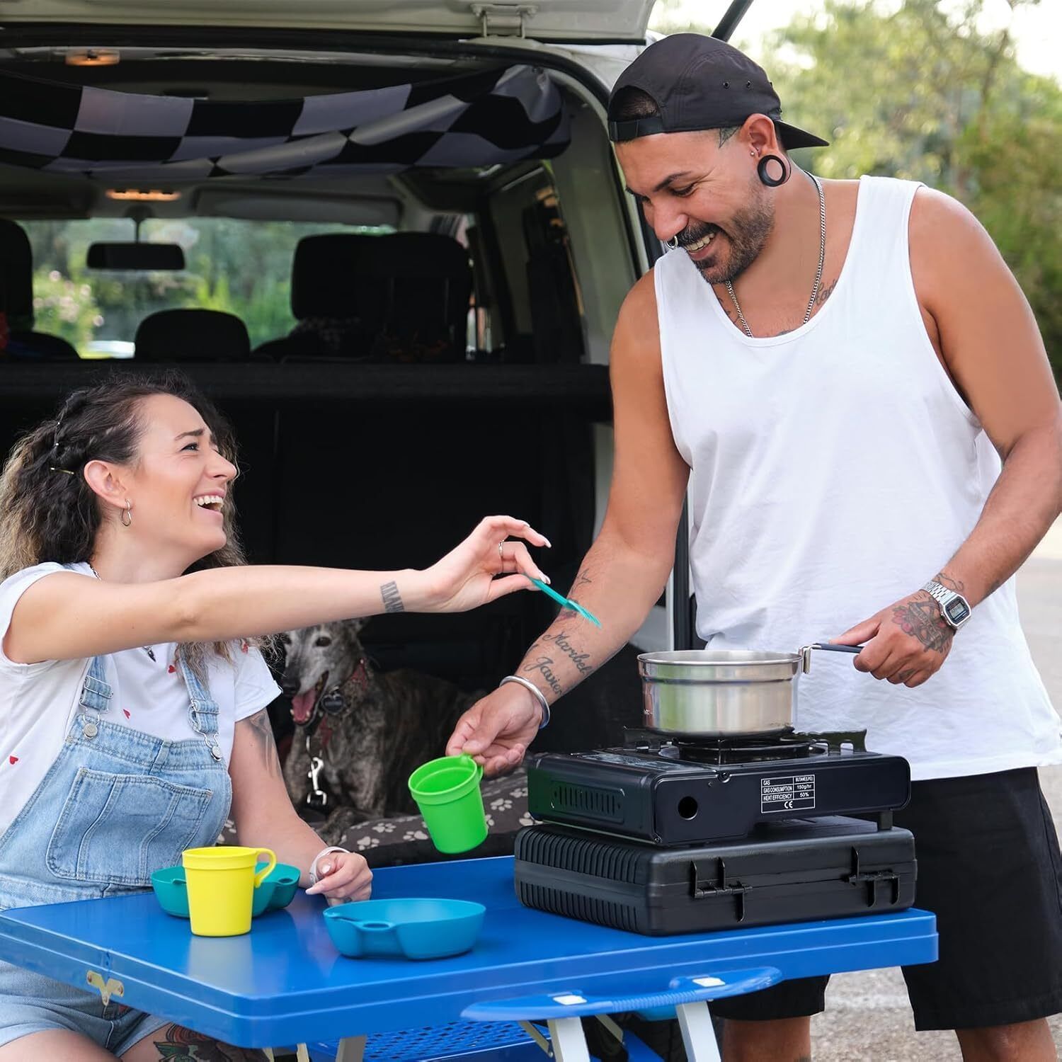 4uonly Portable Gas Burner Camping Stove DCF11 Stainless Steel Manual Gas Stove-picture-14