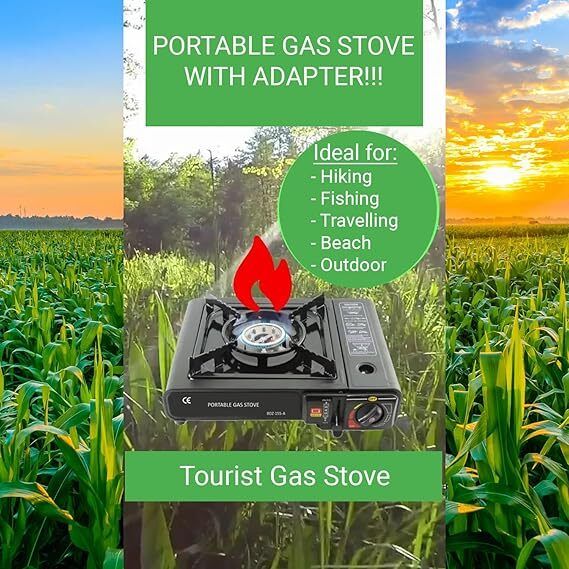 Portable Camping BIG Gas Stove Cooking Gas burner with Carrying Case for KX24 Aluminium Manual Gas Stove-image-45